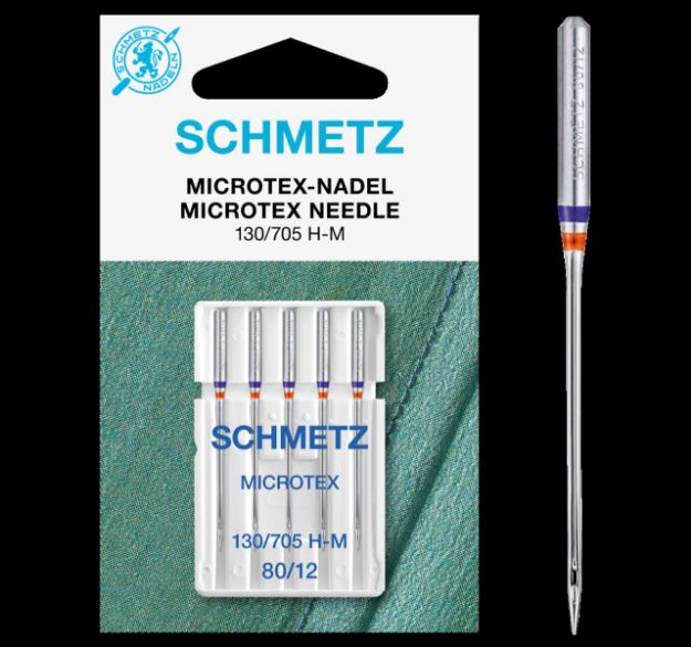 Picture of Machine Needles Schmetz Microtex 80/12